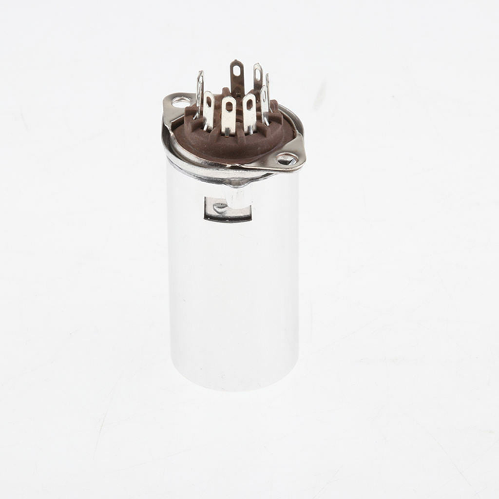5pc 9Pin Vacuum Tube Socket w/ Aluminum Shield for 12AX7 12AU7 E88CC 6922 6n1