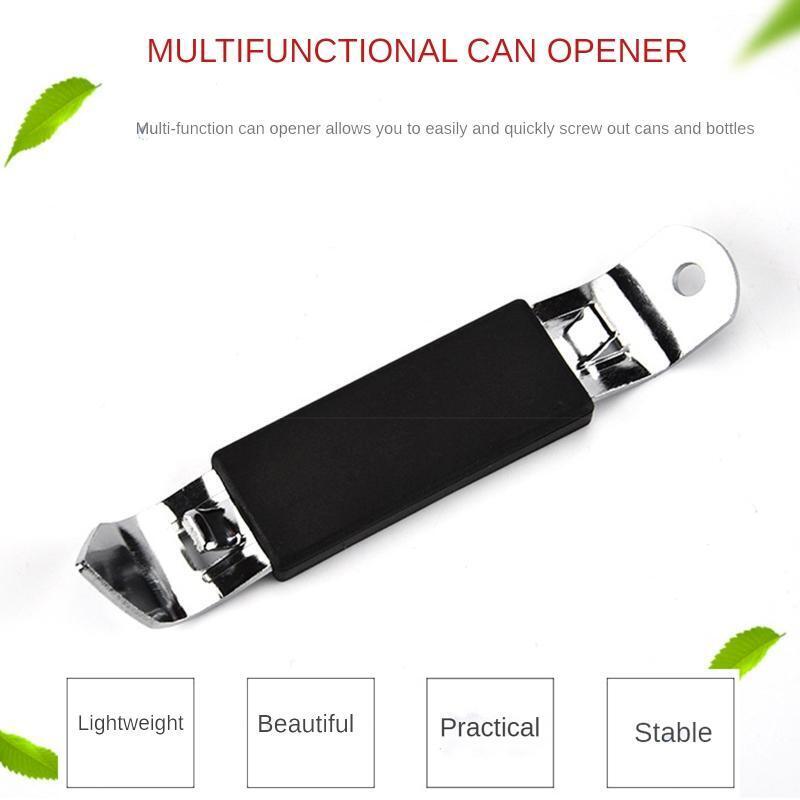 Stainless Steel Flat Bottle Opener For Refrigerator Can Opener Versatile Usages