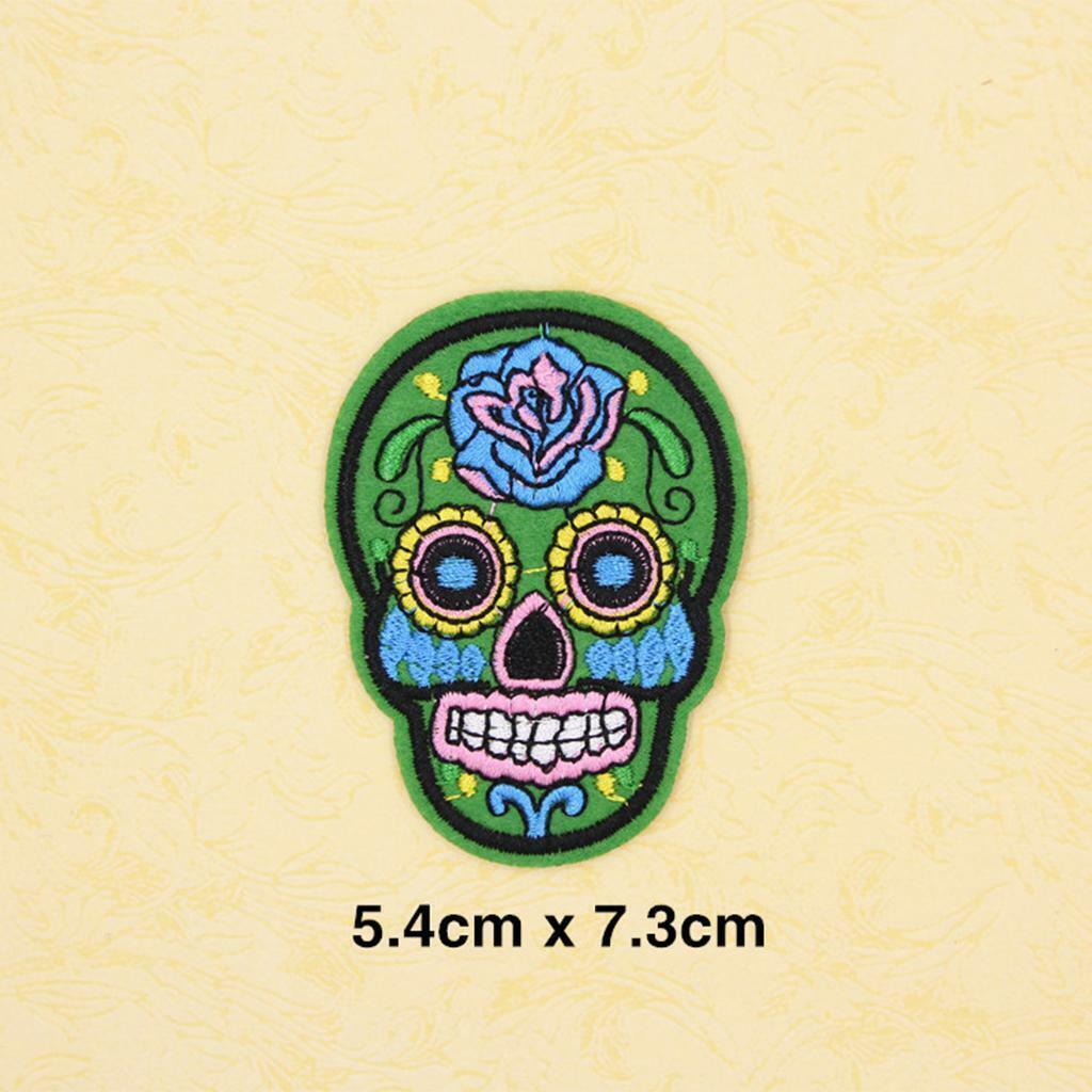8Pcs Fancy Sugar Floral &  Embroidery Applique Patch Sew  Badge