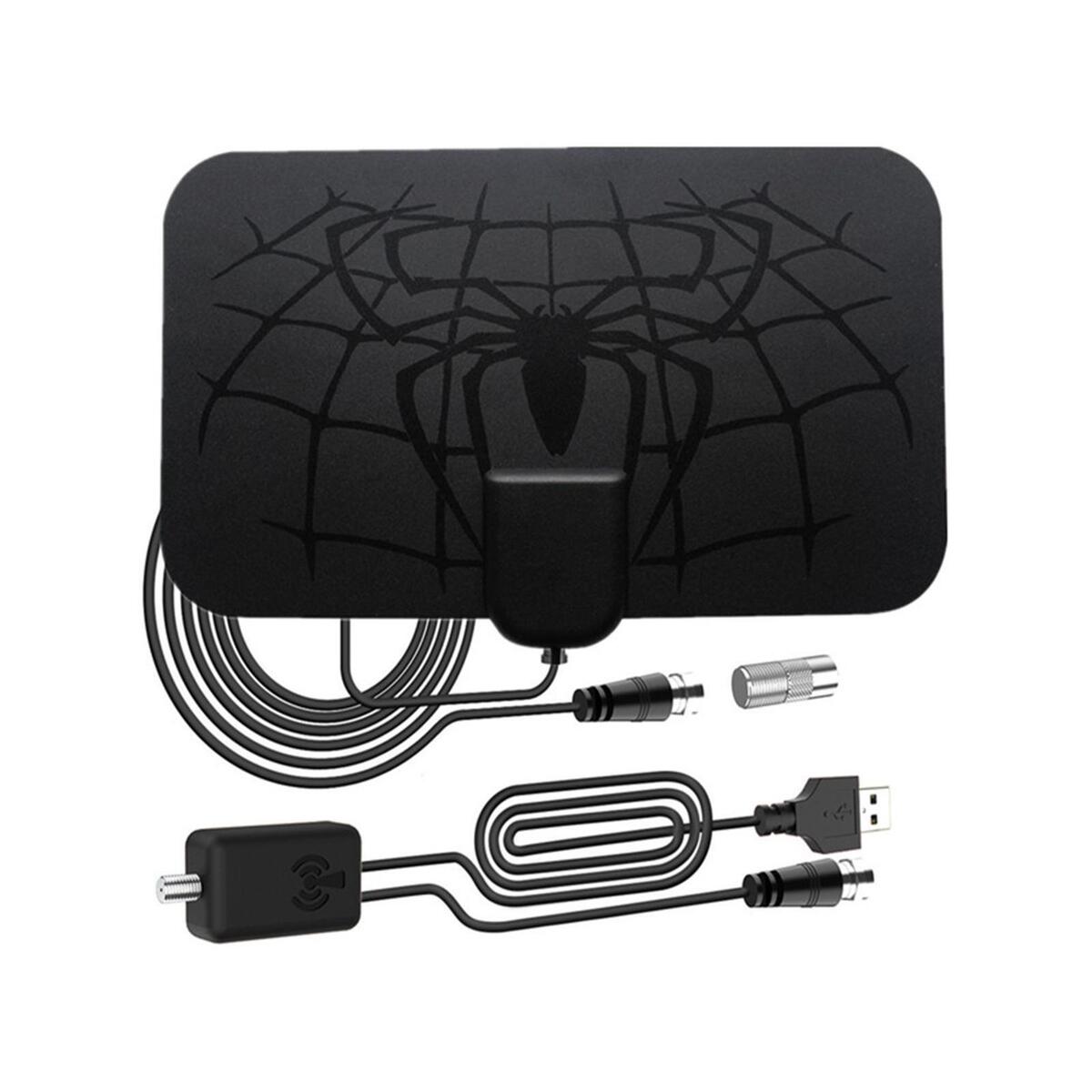 TV Antenna HD 4K Support 720P, 1080i, 1080P / Atsc, Black, with Signal Amp HD