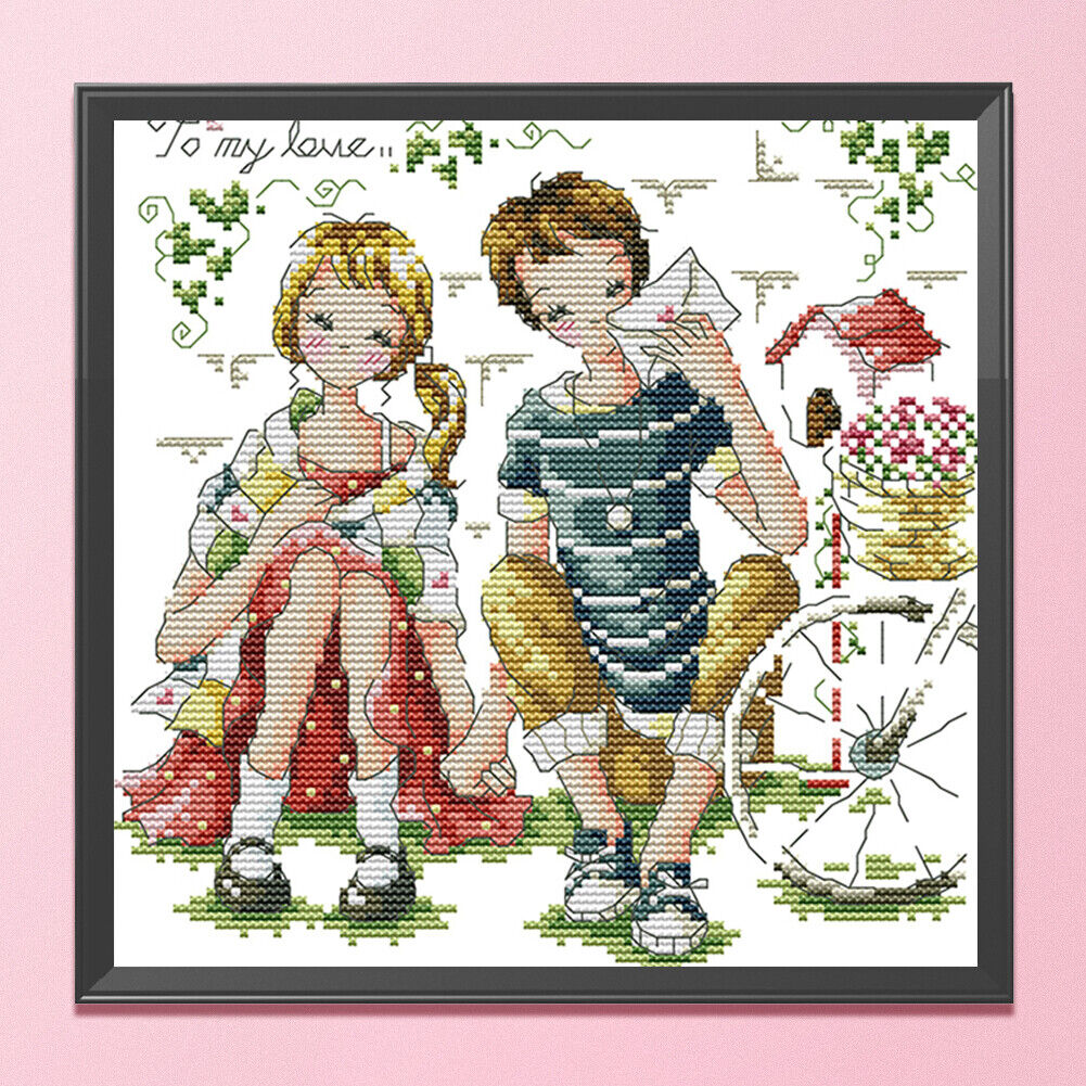 Partial Embroidery Set Love of Life Cross Stitch Kit 14CT Stamped DIY Craft