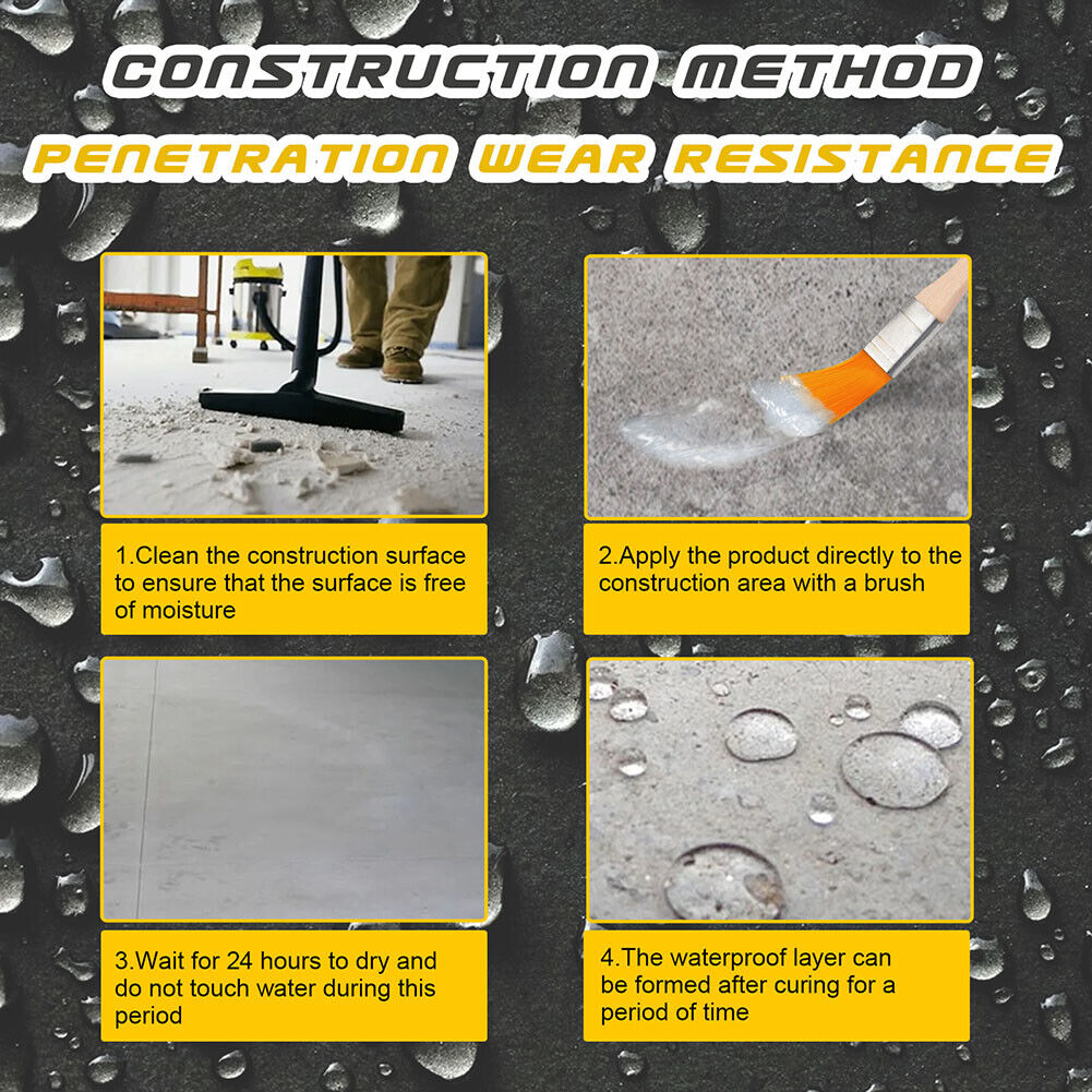 Waterproof Agent Toilet Anti-Leak Sealant Repair Glue with Brush (300g)