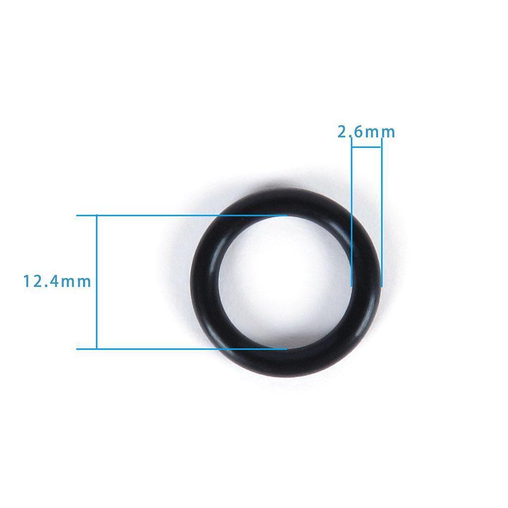 20Pcs Rubber O-Rings Seal Gaskets Oil Resistant Flexible Technical Black Hoses
