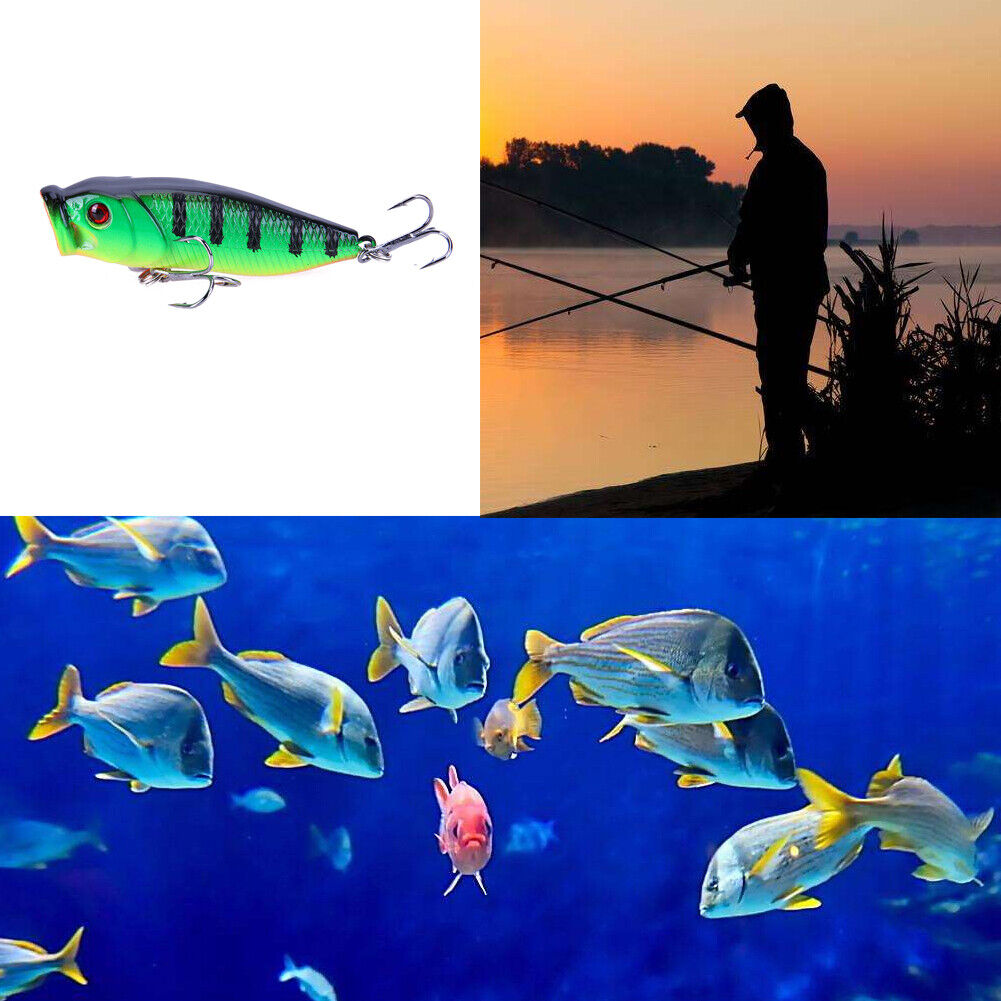 7.5cm 10g Luminous Minnow Shaped Fishing Lure Bait Fishing Tackle
