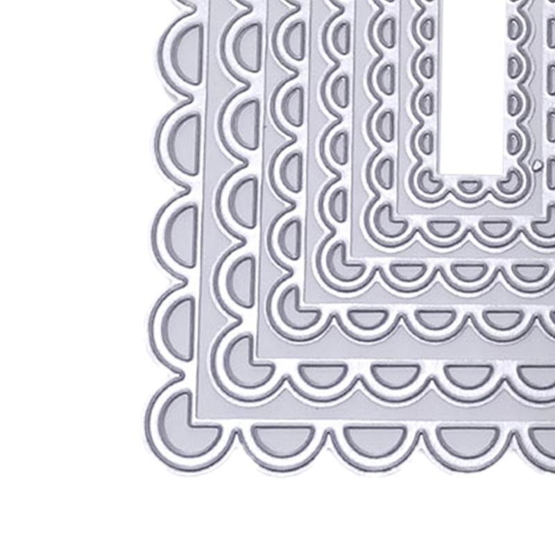 Rectangle Frames Metal Cutting Dies Stencil DIY Scrapbooking Album Paper Card
