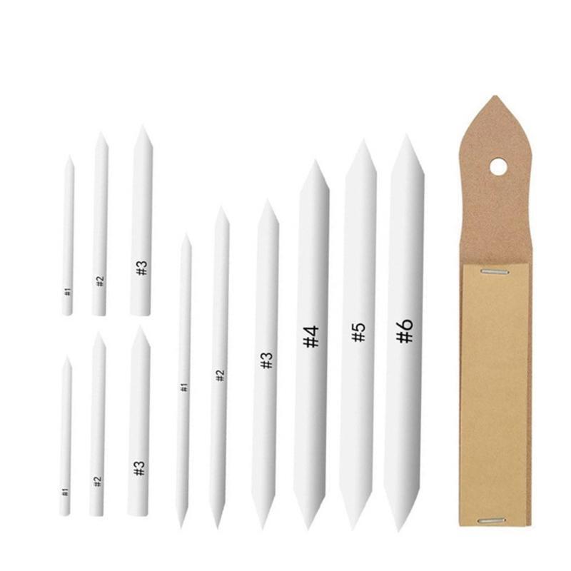 Art Blenders with Abrasive Paper Pencil Sharpener for Artists Painters 13 Pcs