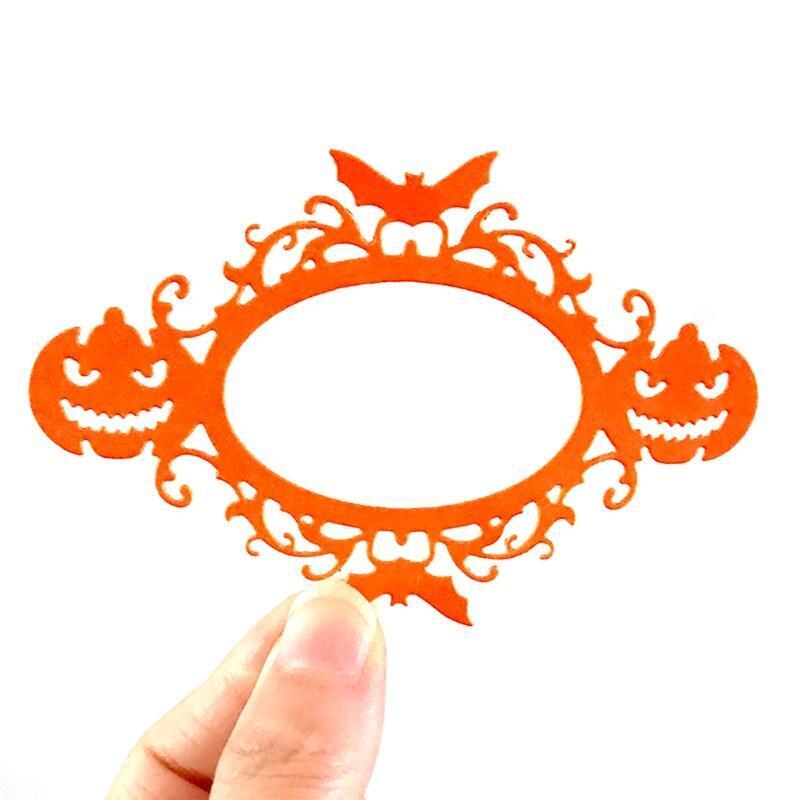 Halloween Pumpkin Mirror Metal Cutting Dies Stencil DIY Scrapbooking Album Paper