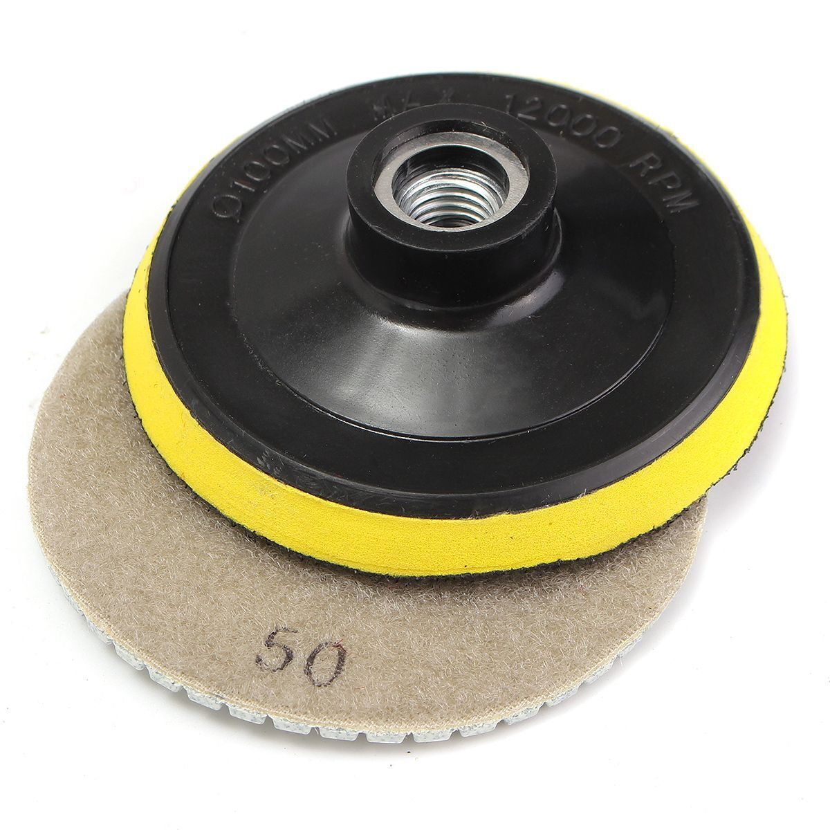 Tools 4 inch Diamond Polishing Pads Marble Polishing Grinding Discs Set Garden