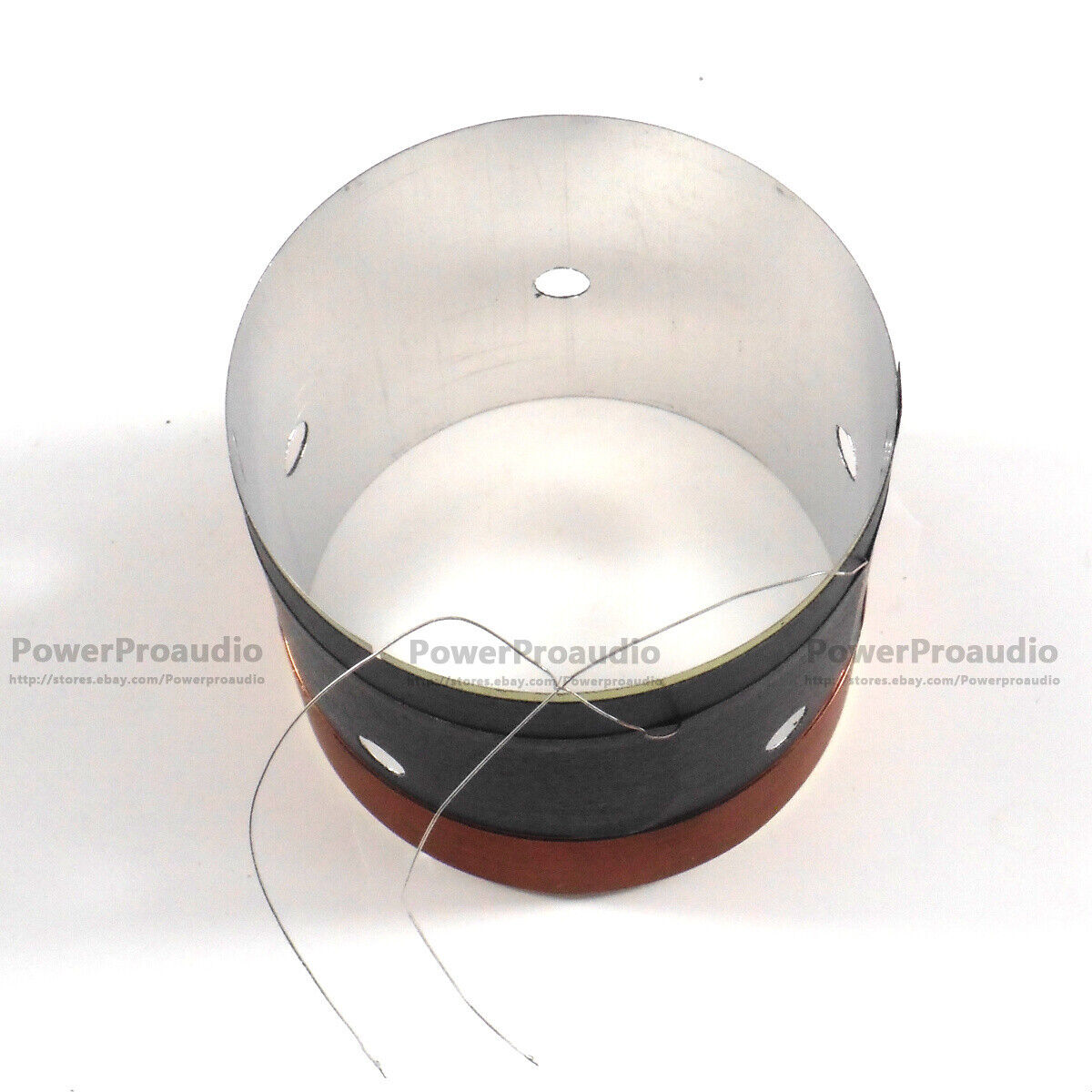 8pcs(4pair)  50.8mm White aluminum Bass voice coil Pure copper Round wire 8 ohm