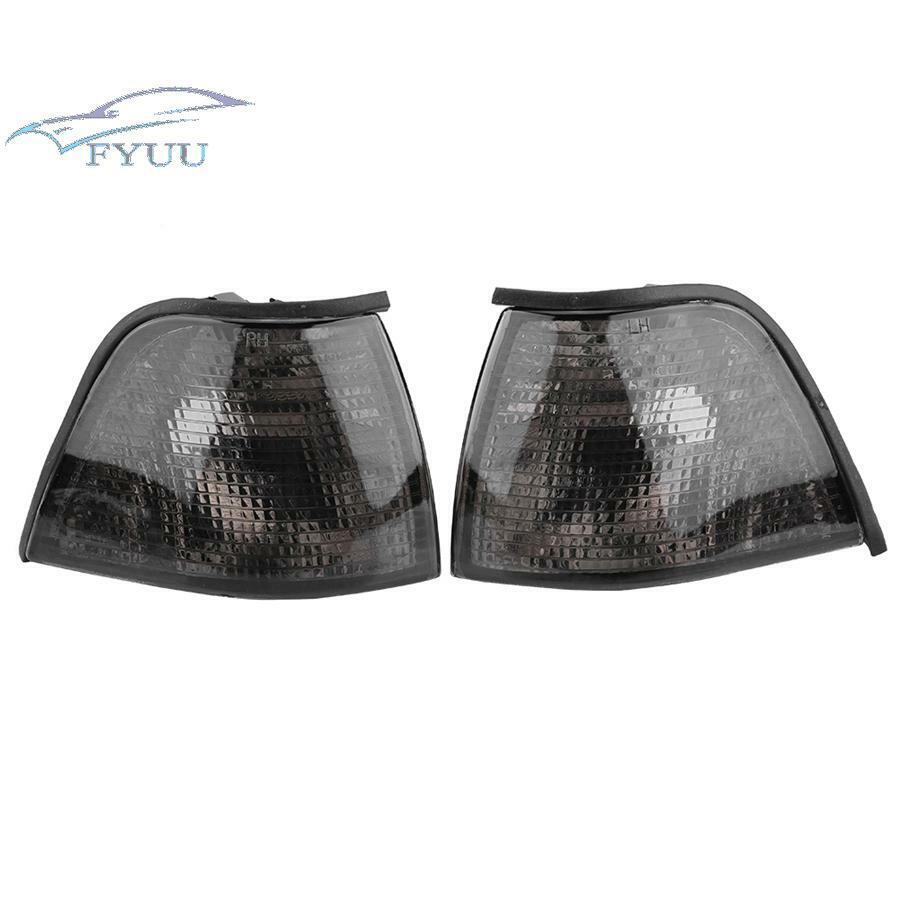 For BMW E36 3Series Corner Light Turn Signal + Fog Lights Lamps Crystal Lens Fit