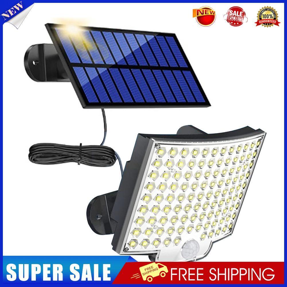 LED Solar Light PIR Motion Sensor 3 Modes Outdoor Street Wall Lamp (106LED)