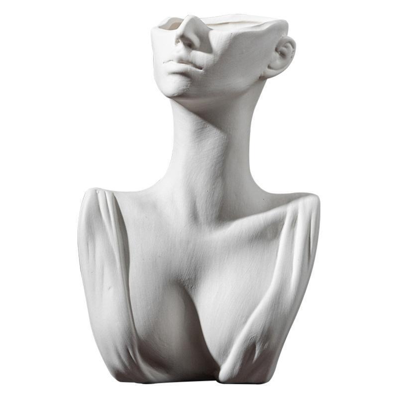 Human Body Flower Pot Mould Nordic Style Concrete Mold DIY Making Crafts