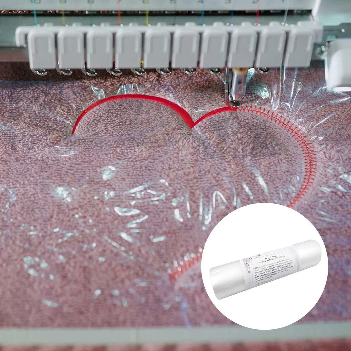30Yd 20cm  Water Soluble Embroidery Stabilizer transparent film