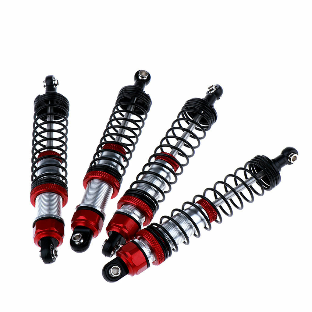 Assembled Springs Aluminum Oil Shocks Absorber  /10 RC Car  -4, 4pcs