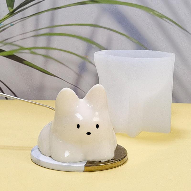 Cat Shaped Mold Cat Silicone Mould Handmade Plaster Mould Mousse Moulds DIY Tool