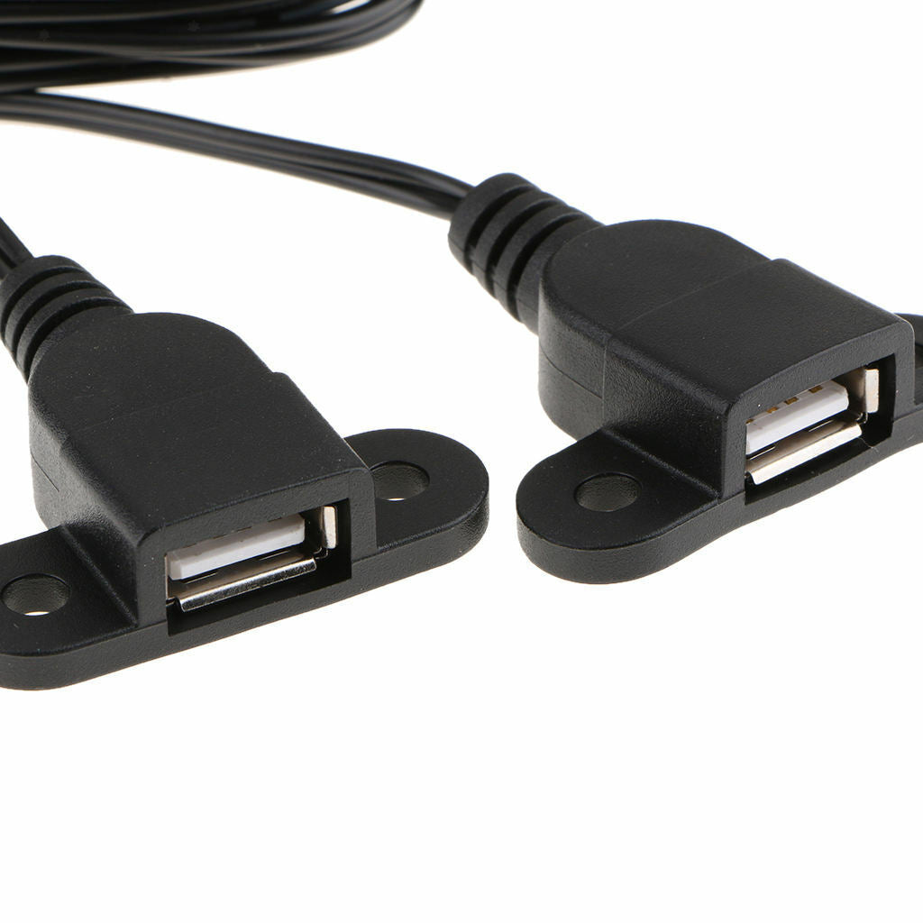 USB Cable Y Splitter USB 2.0   Hub Adapter Charger Cable Extension