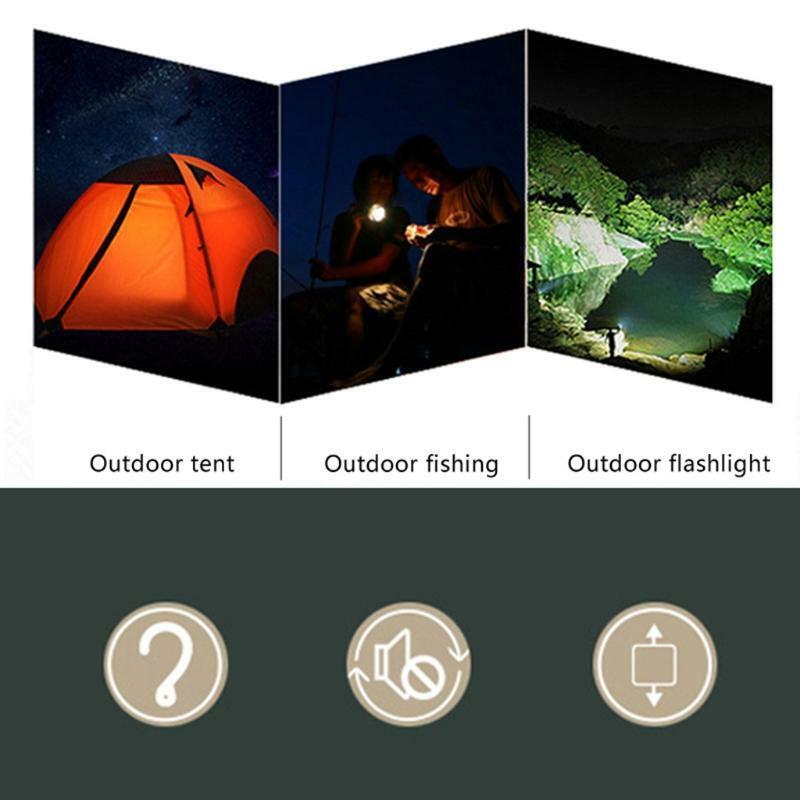 Outdoor Camping Fan Light USB Rechargeable Tent Fan LED Tent Lamp Hanging Hook