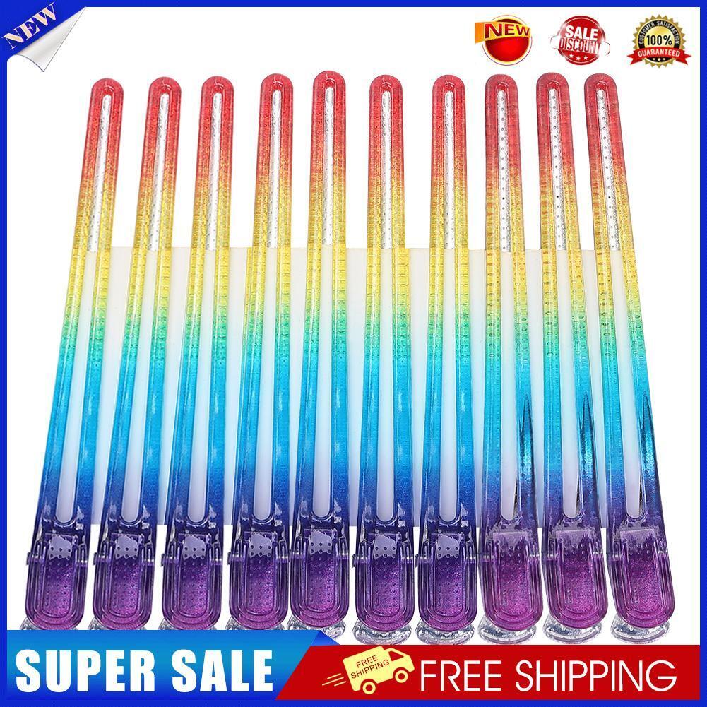 10pcs Alligator Hair Clips Pro Hairdressing Salon Sectioning Braiding Clips