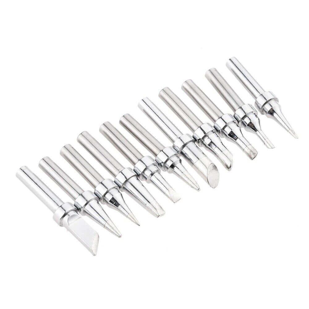 Replacement 200M-T Series Soldering Iron Tips Kit for HAKKO quick 203/204 11Pcs