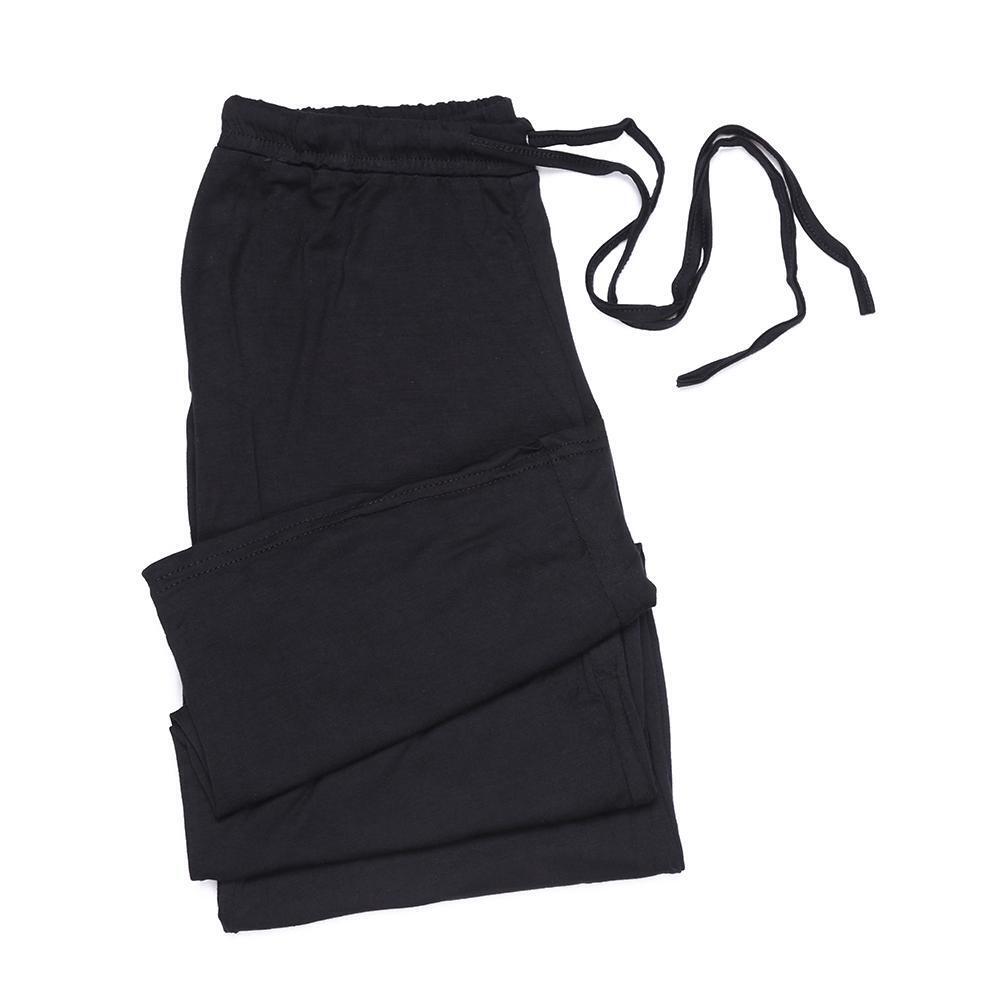 Loose Yoga Pants Elastic Women Sports Exercise Running Trousers (Black XL)