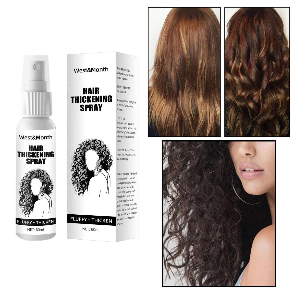 Thickening Spray 60ml  Building  Gel Thin   Frizz for