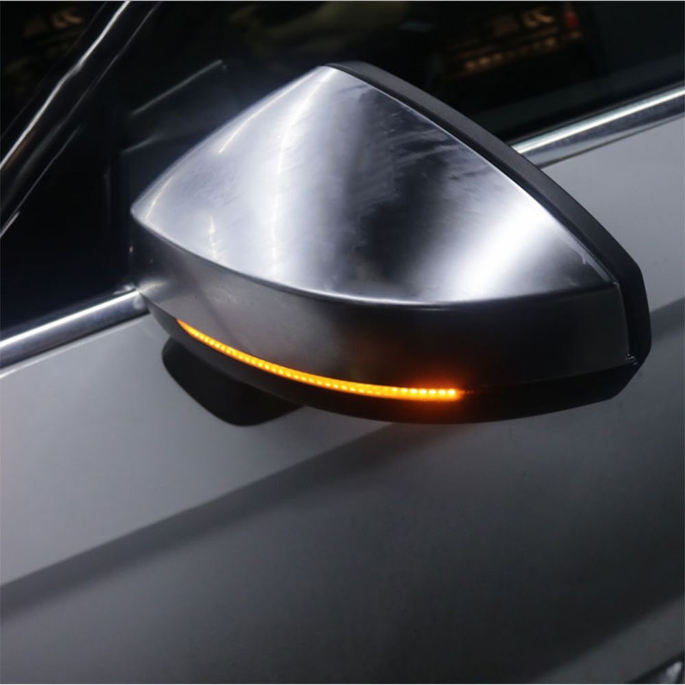 Turn Signal Light Car Rearview Mirror Indicator Lamp LED Streamer Strip Decoded