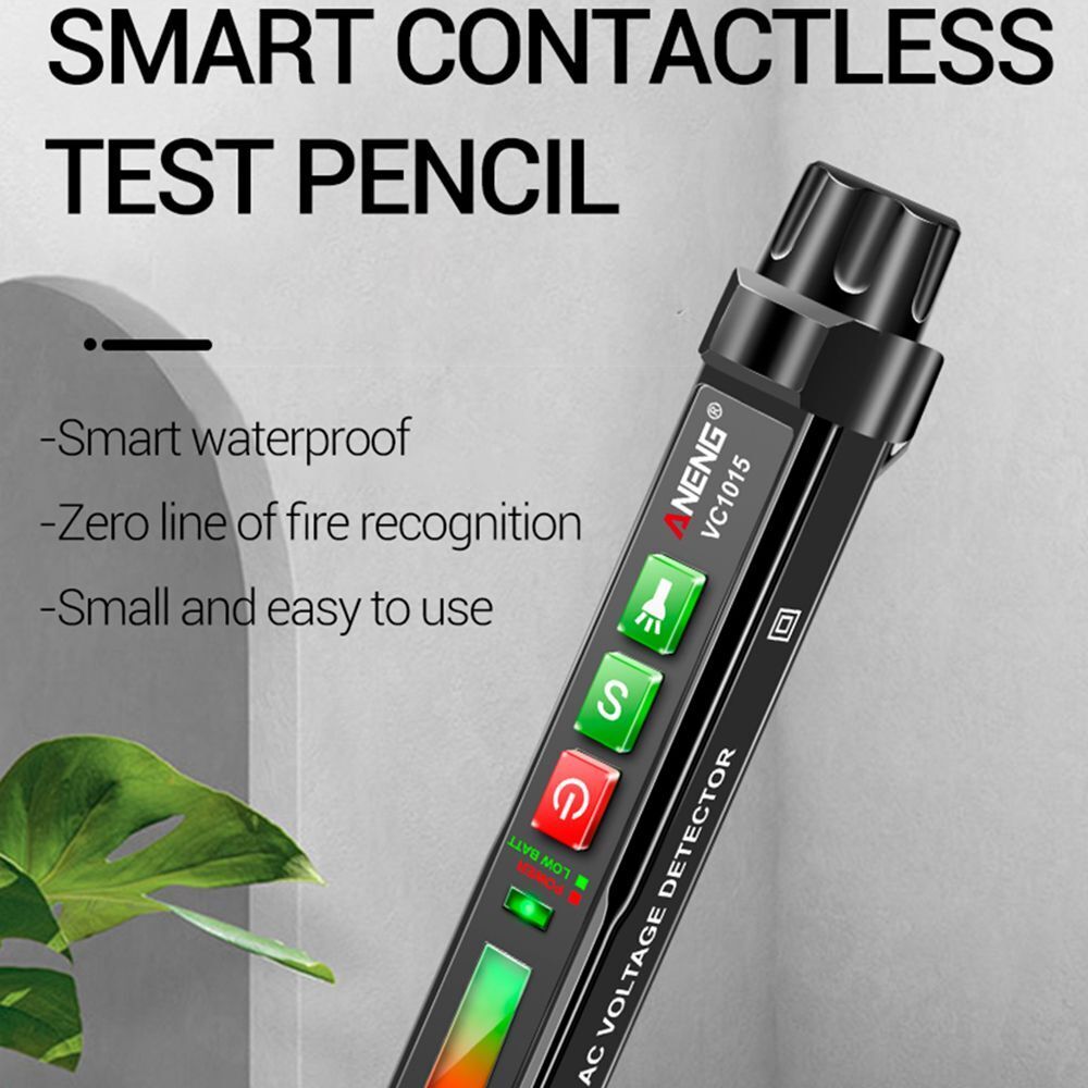 LED 12V-1000v Tester Meter Non-contact Voltage Meter AC Voltage Detector Tester