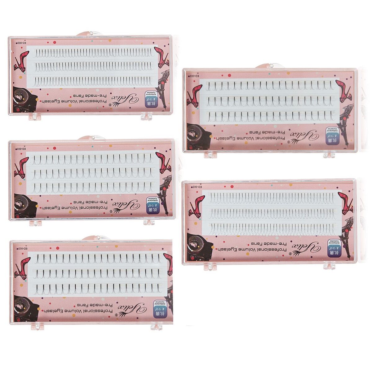 Eyelashes Extension Premade Volume Fan Eyelashes Easy to Apply Natural Long
