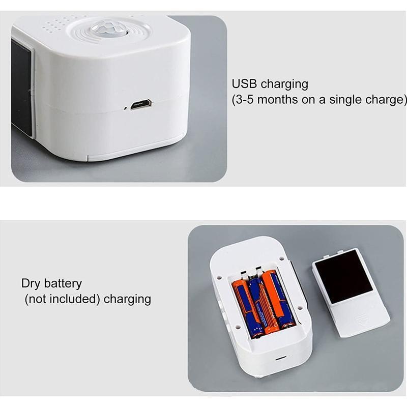 Entry Alarm for Shop Store Home with Built in Speaker Welcome Buzzer Monitor