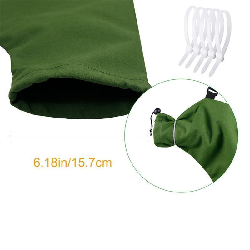 Vacuum Leaf Blower Bag, Zipper and Shoulder Strap Leaf Blower Bag(1 Piece, Green