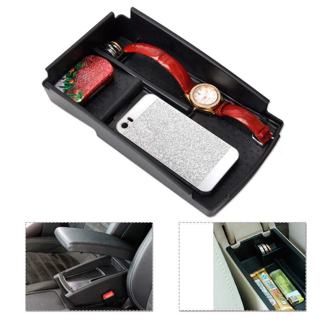 Secondary Storage Armrest Box Glove Box fit for VW CC Passat MAGOTAN B6 B7 L Li