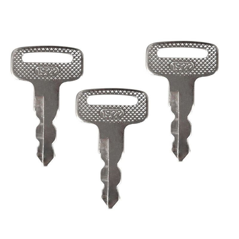 3pcs Ignition Key fit for YAMAHA Golf Cart G14 G16 G19 G22 G29 Gas motorcycle
