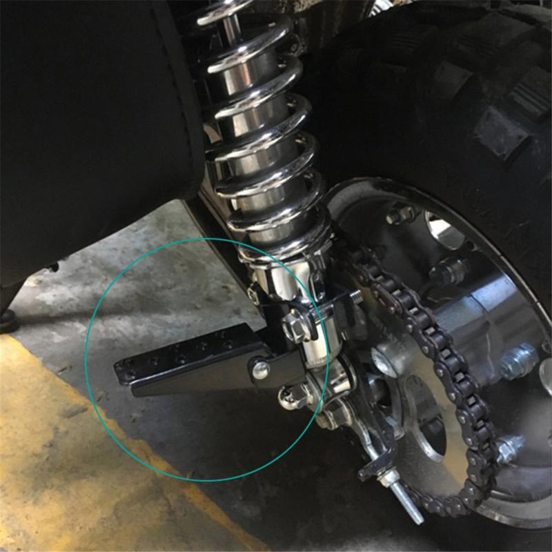 Motorcycle Foot Pegs Pedal Chromed Steel Folding Screw for Motorcycle MTB