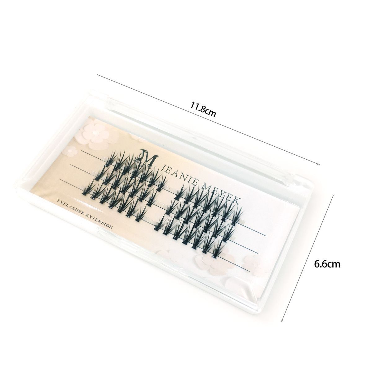 Lashes Simulation Natural Sandwich Idividual Lashes Flower God 36 Clusters