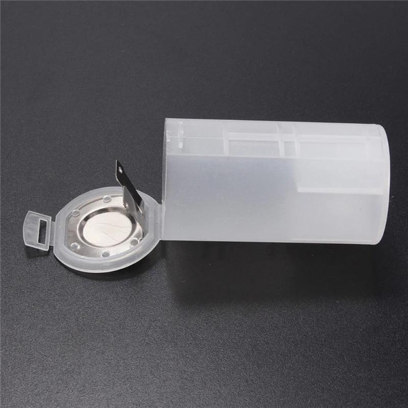 AA to D Size Battery Holder Converter Adapter Switcher Plastic Case Box Portable