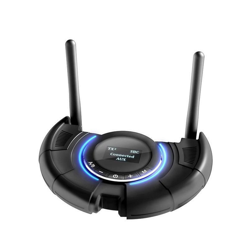 Long Range 120M Audio Transmitter Receiver APTX Bluetooth-compatible 5.0 for TV