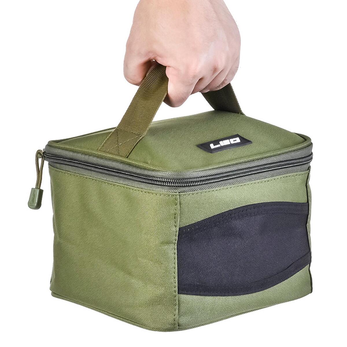 Multi Purpose Fishing Reel Storage Bag Oxford for Hiking Outdoor Activities