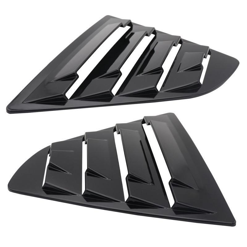 2PCS/Set For Camry 2018-2021 Rear Side Window Louvers Shutters Decoration Trim
