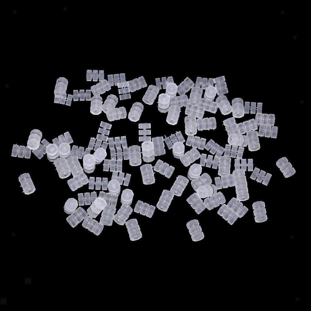 100pcs Cable Donuts Rubber Bicycle Cable Donuts Cables Housing White