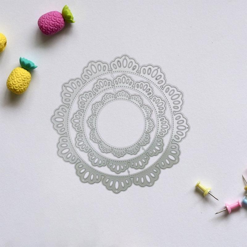 Circle Cutting Metal Round Dies Die Cuts Scrapbooking Stencil for Card Making