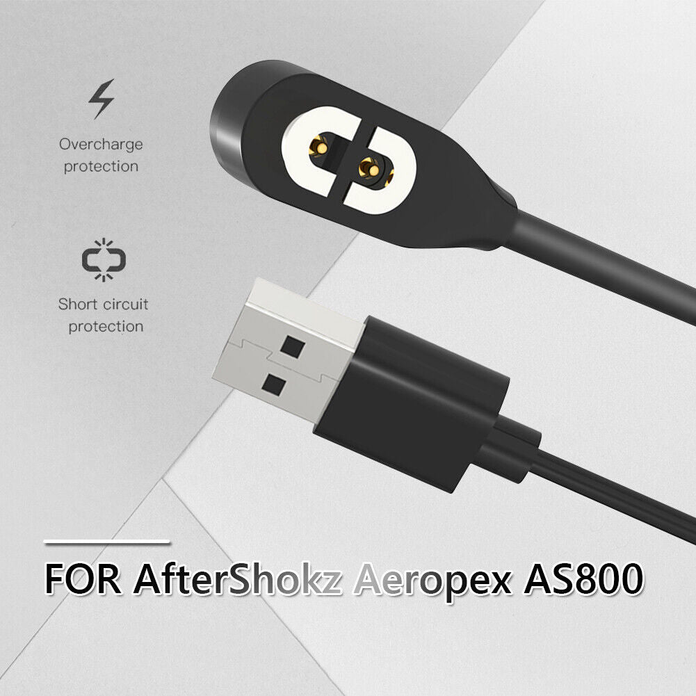 Earphone Charging Cable for AfterShokz Aeropex AS800 USB Magnetic Charger