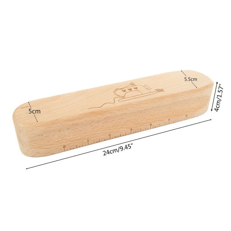 Hard Wood Tailors Clapper with Wooden Point Turner Ironing Mat for Steam Iron