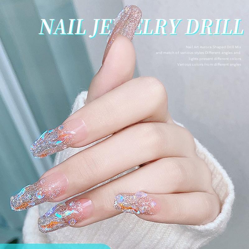 Mixe Shape Glass Crystal Nail Gems Rhinestone DIY Nail Art Strass Accessories