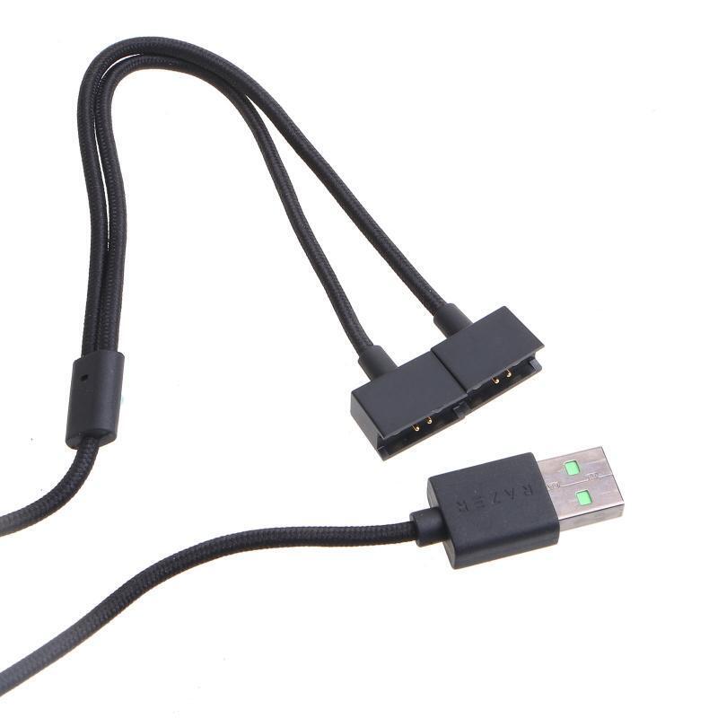 Nylon Braid Charging Cable for Razer Anzu Smart Glasses 60cm Replacement  Wire