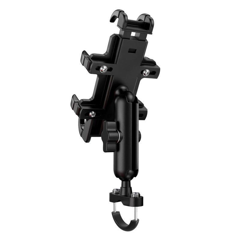 Motorcycle Handlebar Phone Stand Shockproof Anti Shedding Scooters Phone Holder
