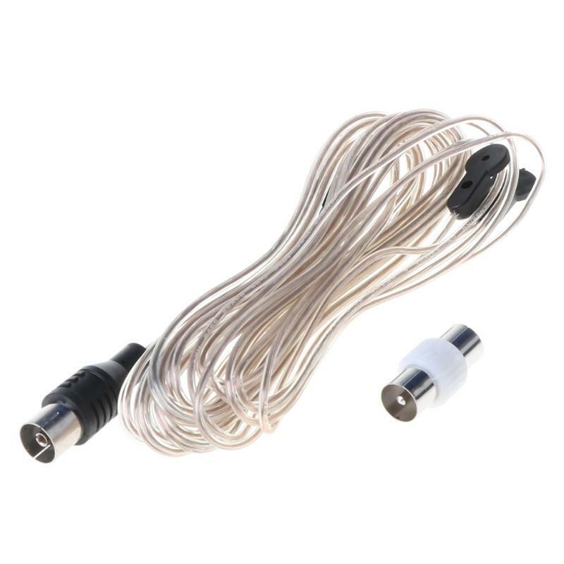 ANT-108 3.2m FM Radio Aerial Cable Female Connector Antenna for Home Amplifier