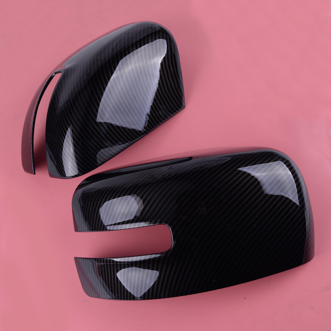 Carbon Fiber Style Side Door Wing Mirror Cover Trim Fit For Jeep Renegade 18 Lid
