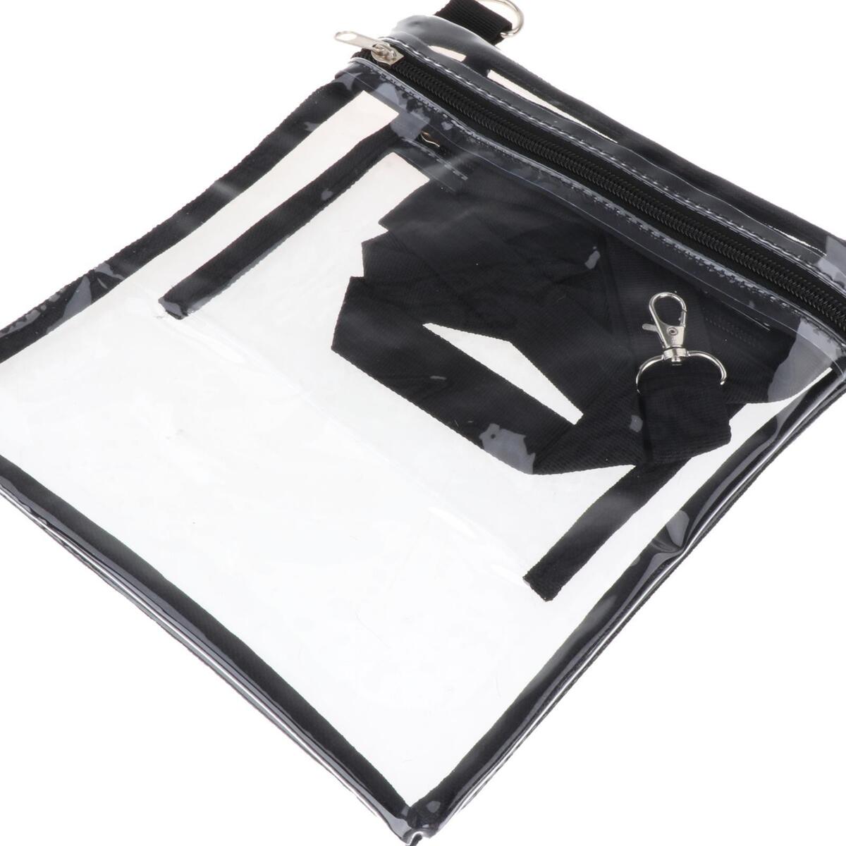 Clear Bag Stadium Approved Tote Purse Adjustable Strap for Sports Events