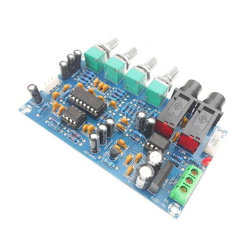 YX-1979 K Song Microphone Amplifier Board  Parts Components Set