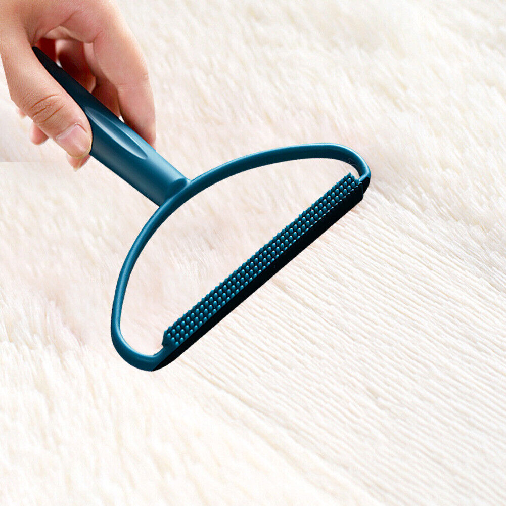 Portable Lint Remover Pet Hair Brush Roller Fur Fuzz Clothes Shaver (Blue)